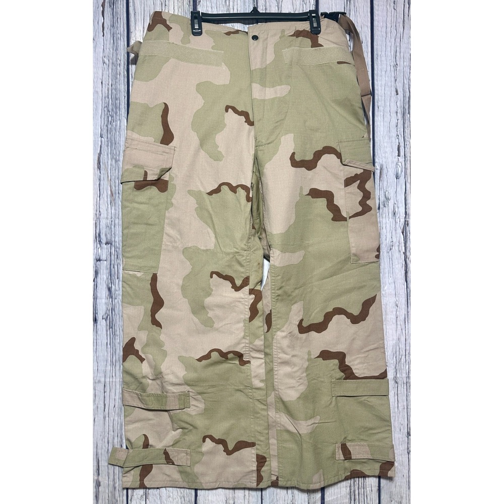 Military Camo Chemical Protective NFR‎ Overgarment Pants Medium Short Suspender